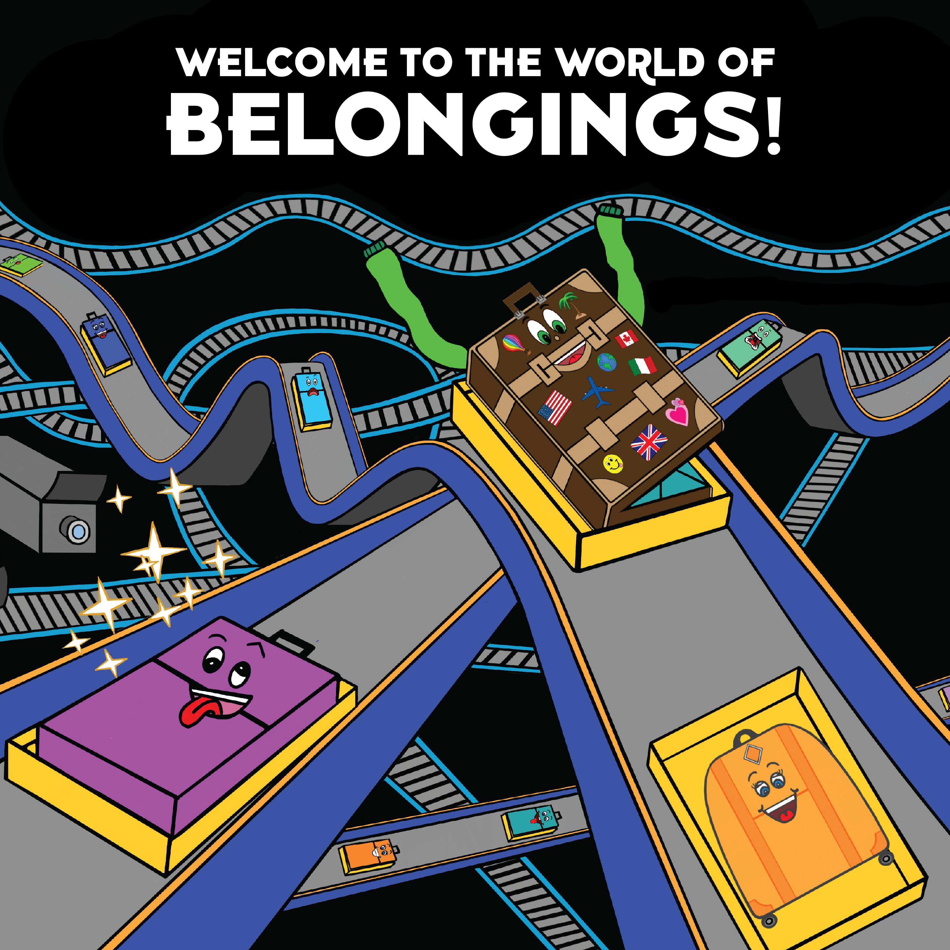 Belongings — The Secret Suitcase World book cover